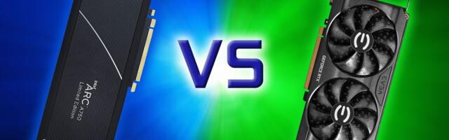 RTX 3050 vs Arc A750 GPU faceoff — Intel Alchemist goes head to head with Nvidia's budget Ampere