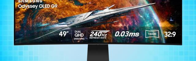 The enormous 49-inch Samsung Odyssey OLED G9 is under $1K again