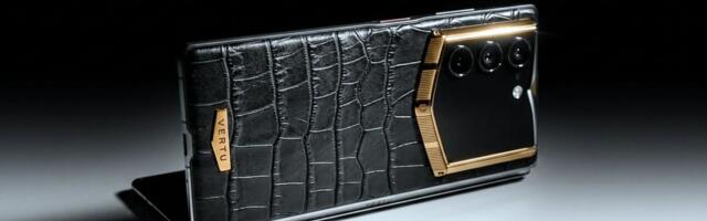 Vertu’s new foldable phone serves alligator skin, solid gold, and a fittingly outrageous price tag