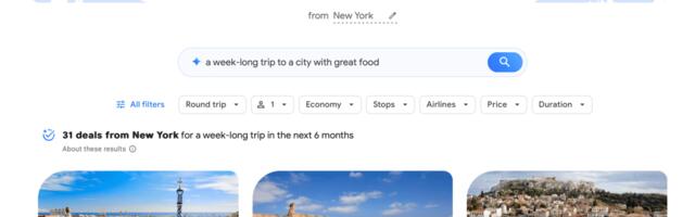 Google Flights can help you book a trip when you don’t know where to go