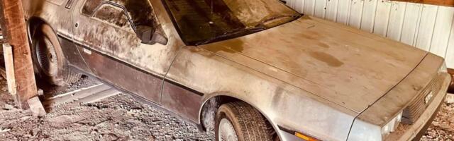A DeLorean with only 977 miles on it was unearthed in a Wisconsin barn