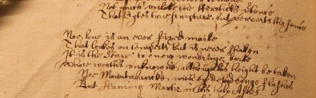 Rare Handwritten Copy of Famous Shakespeare Sonnet Found in Oxford Library