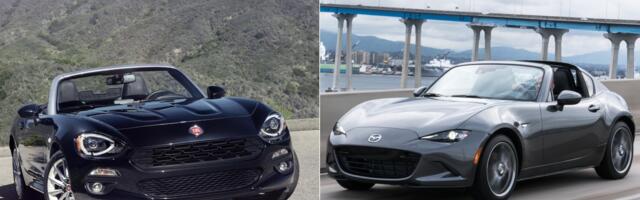 Is The Fiat 124 Just A Dressed-Up Miata? The Two Roadsters Compared