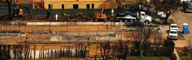 The Southern California wildfires destroyed 11,000 homes. Less than 10% have permits to rebuild