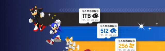 Samsung announces highly durable microSD cards with Sonic characters