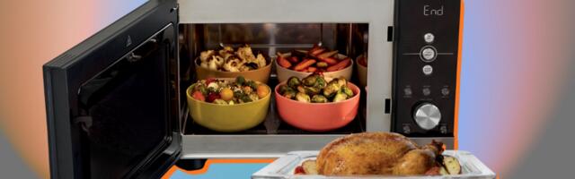 The Ninja Crispi Microwave automatically air fries reheated food. Your leftover game is about to change.