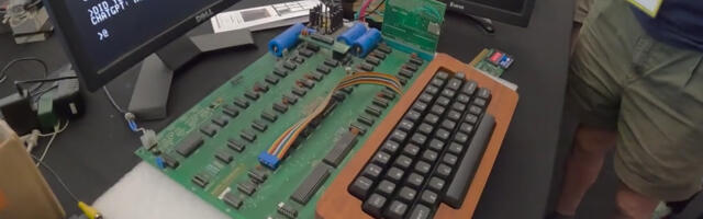 Apple I replica can run ChatGPT — Macintosh Founding Father uses Wi-Fi module to turn relic into AI assistant