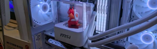 AIO cooler prototype has room for action figures