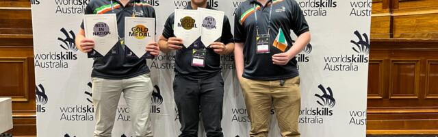 Ireland wins Gold at the WorldSkills Global Skills Challenge 2024 in Cybersecurity in Melbourne