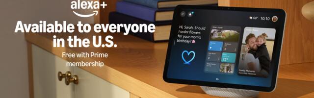 Amazon's Alexa+ Now Free for All U.S. Prime Members, Beating Apple's Smarter Siri to Market