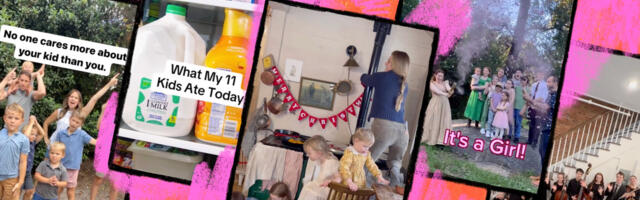 Why influencers with 7, 8, or 10 kids are having a moment