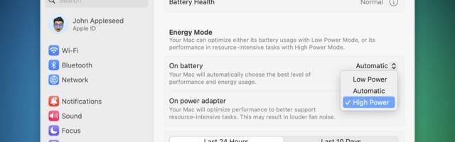 Apple Expands High Power Mode to MacBook Pro and Mac Mini Models With M4 Pro Chip