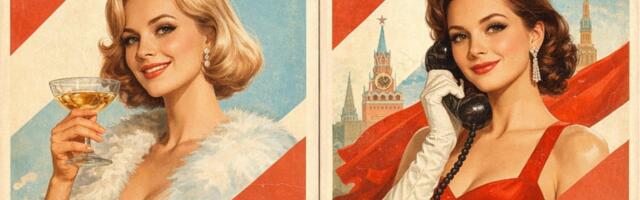 Открытка на 8 марта через ИИ — как сделать картинку в советском стиле со своим фото, промты для нейросети