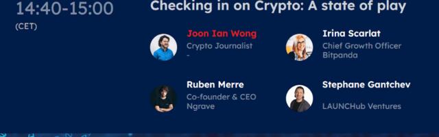 Checking in on all things crypto: A state of play at the Tech.eu Summit with Bitpanda, CoinDesk, LAUNCHub and NGRAVE