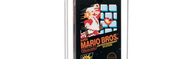 Sealed Super Mario Bros. sells for a record $3 million