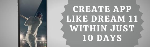 Create Fantasy Sports App Like Dream11