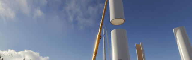 World’s tallest wooden wind turbine is ‘stronger than steel’