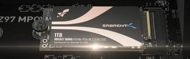 Sabrent debuts 5GB/s Rocket Nano 2242 Gen 4 SSD — a good fit for Lenovo Legion Go, laptops, and NUCs