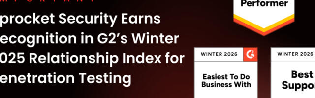 Sprocket Security Earns Repeat Recognition in G2’s Winter 2025 Relationship Index for Penetration Testing