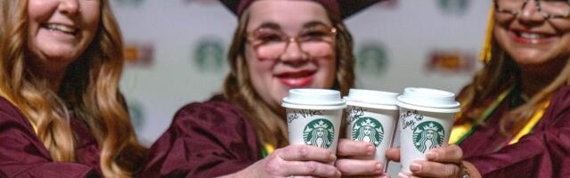 Starbucks is doubling down on its free bachelor's degree program as enrollment surges 60%