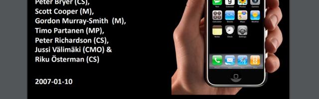 Nokia knew to fear the iPhone all the way back in 2007