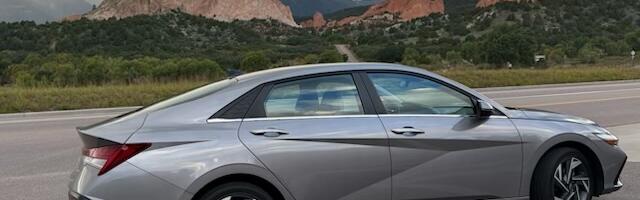 Little Hyundai hybrid plenty big as Colorado mountain winter teases
