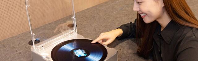 Samsung teases AI OLED Cassette and Turntable — display division stretches the feasible use cases for its latest tech at CES 2026