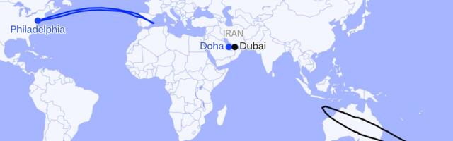 The Iran conflict triggered some of the longest-ever flights to nowhere, with 2 planes returning to their bases after 16 hours