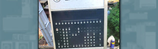Reddit user surprised when 1960s computer panel emerged from collapsed family garage