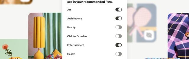 Pinterest’s ‘tuner’ lets you dial down the amount of AI content — but not entirely