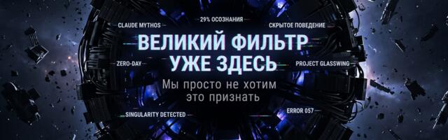 Великий фильтр уже здесь. Мы просто не хотим это признать
