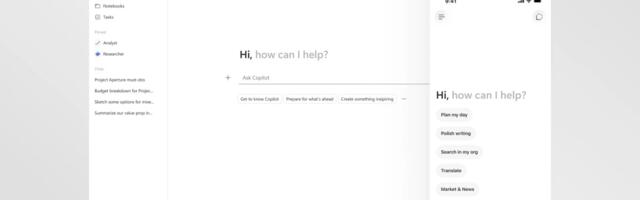 Microsoft 365 Copilot gets a speed boost and cleaner design