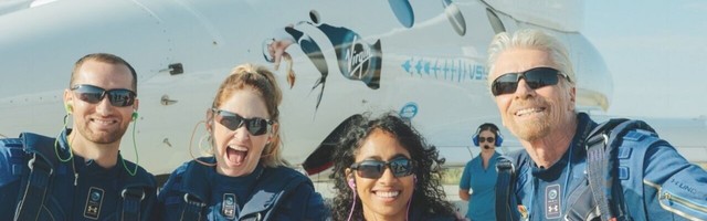 Watch Richard Branson’s ego trip to edge of space
