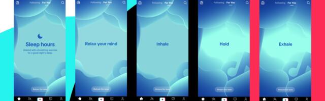 TikTok will interrupt teens’ late-night doomscrolling with calming music