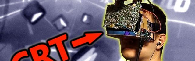 Tinkerer builds VR headset with CRTs repurposed from Sony Watchman — makeshift VR rig isn't the sharpest, but eliminates screen-door effect