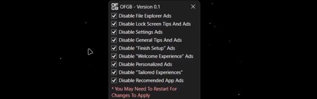 Get rid of Microsoft's Start Menu ads with this new software tool — the "Oh F*ck Go Back" program cleans up Windows 11