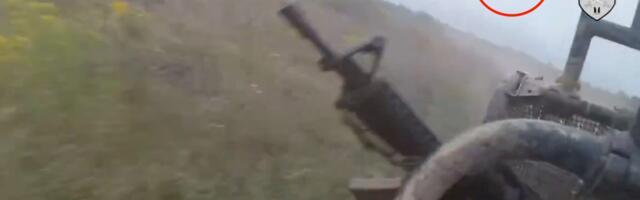 Ukrainian special ops forces narrowly dodged a drone strike. A soldier says his driver 'drove like a god.'