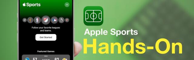 Hands-On With the New 'Apple Sports' App