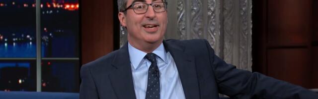 John Oliver says Jimmy Kimmel's suspension is a canary in a coal mine for free speech