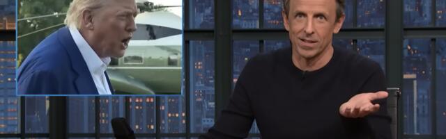 Seth Meyers reacts to Trumps viral F-bomb moment