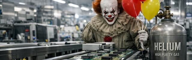 Критически важный гелий под угрозой: сколько еще продержится производство чипов