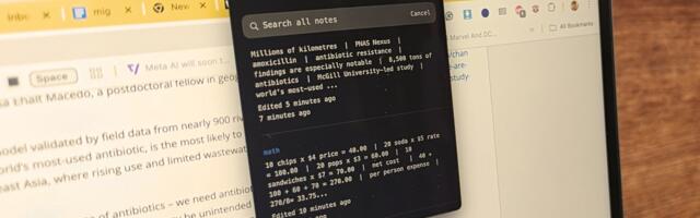 I tried a $5 scratchpad app for the Mac. I’ll never go back to Apple Notes