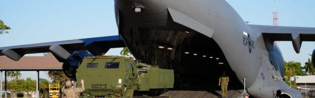 The US Army and its allies flew a HIMARS missile launcher in and out for fast, far-reaching strikes