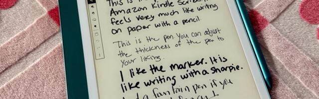 I’m using an Amazon Kindle Scribe for the first time — and I love it