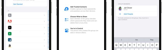 iOS 17 Lets You Share iCloud Keychain Passwords With Friends and Family