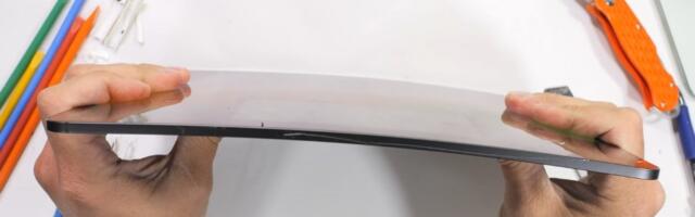 New ultra-thin iPad Pro half-survives, half-fails bend test