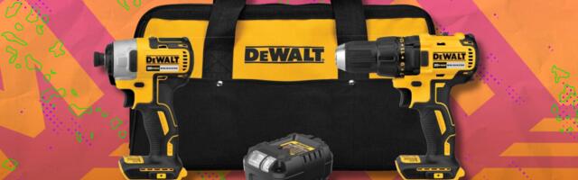 Save $80 on the DeWalt 20V Max Cordless Drill and Impact Driver duo and get more done