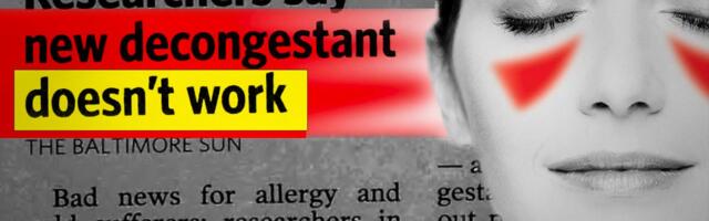 Why useless decongestants are still for sale