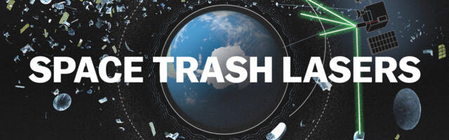 Space trash lasers, explained