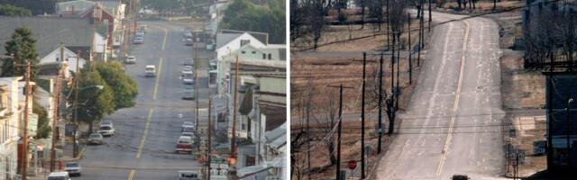 A fire has been burning under this Pennsylvania ghost town for more than 60 years — take a look